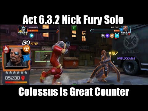 Act 6.3.2 Nick Fury Solo with Colossus -Marvel Contest of Champions