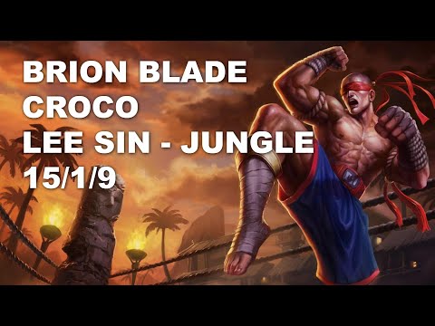 BRION BLADE Croco Jungle Lee Sin vs Elise - KR Grandmaster Patch 10.8