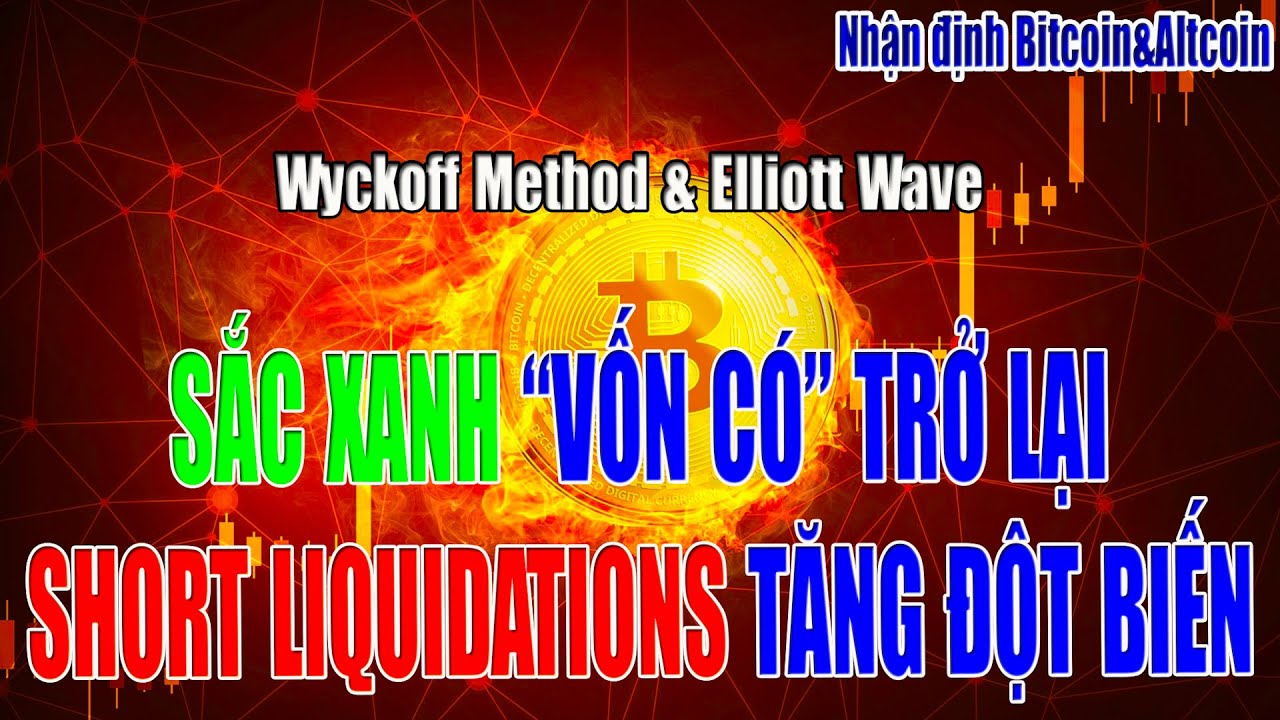 [Nhận định Bitcoin&Altcoin] SẮC XANH TRỞ LẠI, SHORT LIQUI TĂNG VỌT