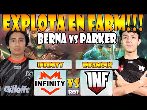 INFAMOUS VS INFINITY BO3[GAME 1]PARKER VS BERNA - BITEL TRUE FIGHTERS - DOTA 2 PRO