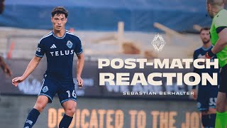 Sebastian Berhalter Post-Victory Reaction @ FC Dallas