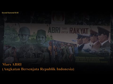 Mars ABRI - Kameria Ria Version - Republic of Indonesia Armed Forces Song - With Lyrics