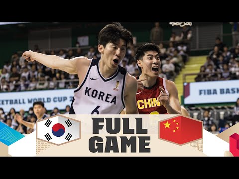 Korea v China | Full Basketball Game | FIBA Basketball World Cup 2027 Asian Qualifiers