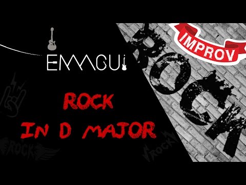 Guitar improv - Rock in D Major - by emmgui