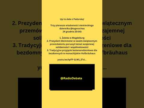 Niemieckie media 24 grudnia