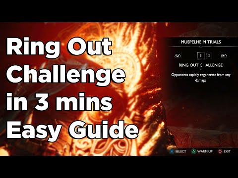 How To Complete Ring Out Challenge in Muspelheim Trials Easy Guide God Of War Ragnarok