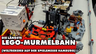 Lego: 300 Meter-Murmelbahn aus 1000 Modellen - Weltrekord auf der Spielemesse Hamburg