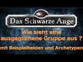 DSA Gruppenkonstellation Und Aufteilung Mit Beispielhelden Und Eigenen DSA5 Archetypen