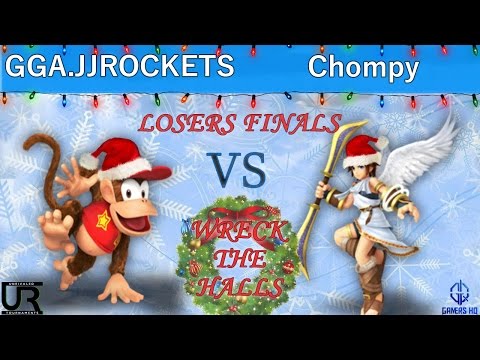 Wreck The Halls  LOSERS FINALS - GGA.JJROCKETS (Diddy Kong) vs Chompy (Pit)