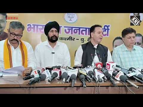 A controversial book has been included in government-run libraries. Instead of educational or historical content, it glorifies terrorists, separatists and stone-pelters. We consider this a serious crime and hold the Jammu and Kashmir government, Education Department and Education Minister accountable: LoP SunilSharma in a press conference in Jammu.