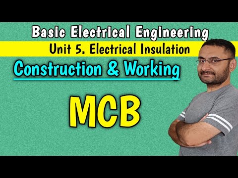 MCB construction and working (Short note on MCB) BEE (BTECH 1st year) in हिन्दी