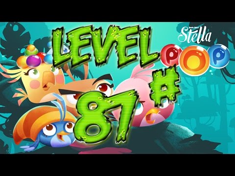 Let's Play Angry Birds Pop - Level 87 Walkthrough