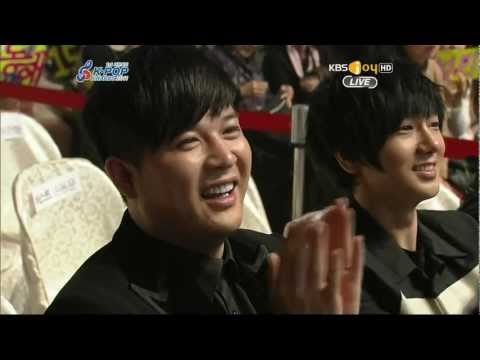 [HD] 120222 KBS Joy 1st Gaon Chart Kpop Awards 2011 - Super Junior - Under Stage cuts [11/24]