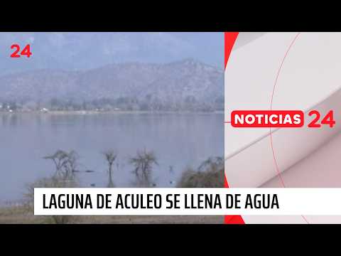 Laguna Aculeo luce nuevamente con agua tras lluvias | 24 Horas TVN Chile