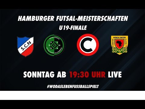 IM RE-LIVE: SC Nienstedten U19 - Afrika United SC (Finale, U19 Futsal-Meisterschaft)