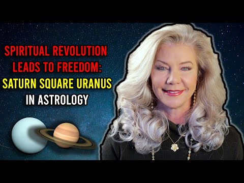 Spirituelle Revolution führt zur Freiheit: Saturn im Quadrat zu Uranus in der Astrologie