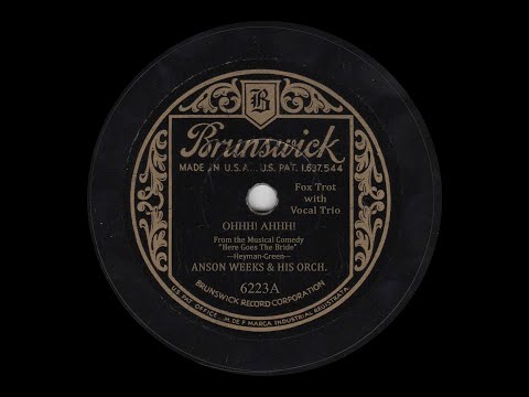 1931 Anson Weeks Orchestra "Ohhh! Ahhh!" Fox Trot