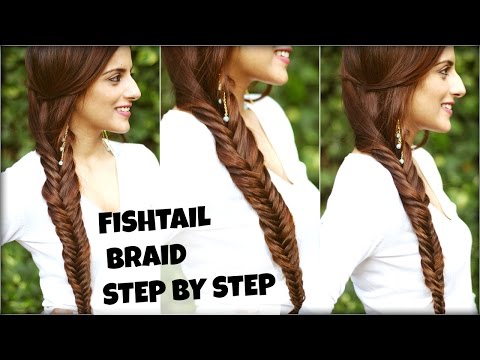 How To: EASY Fishtail Braid Tutorial For Beginners For...