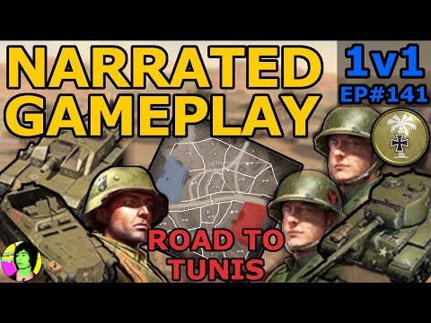 CoH3 | Mad max half tracks | Narrated Gameplay 1v1 Deutsches Afrikakorps EP#141