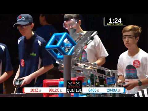 2015 VRC-MS Oppo Q181 -  (183Z 8400) 35-Opportunity Div-VRC Middle School-VEX Worlds 2015