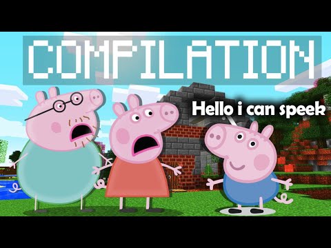 Insane Collab: Peppa Pig & Minecraft Cartoons!