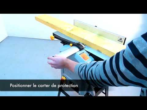 Raboteuse dégauchisseuse 1500W avec aspiration - ENERGYPLANE-204ASP PEUGEOT