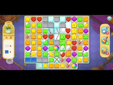 행복의저택/Matchington mansion Level 1881 Win Boosters(coin*3, gloves)/Puzzle/Matchington/mansion