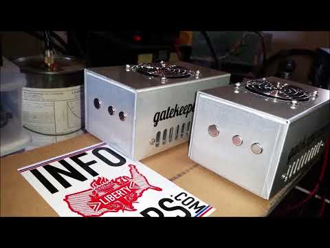 Twin Single SD1446 AB Biased Gatekeeper Built Amplifiers