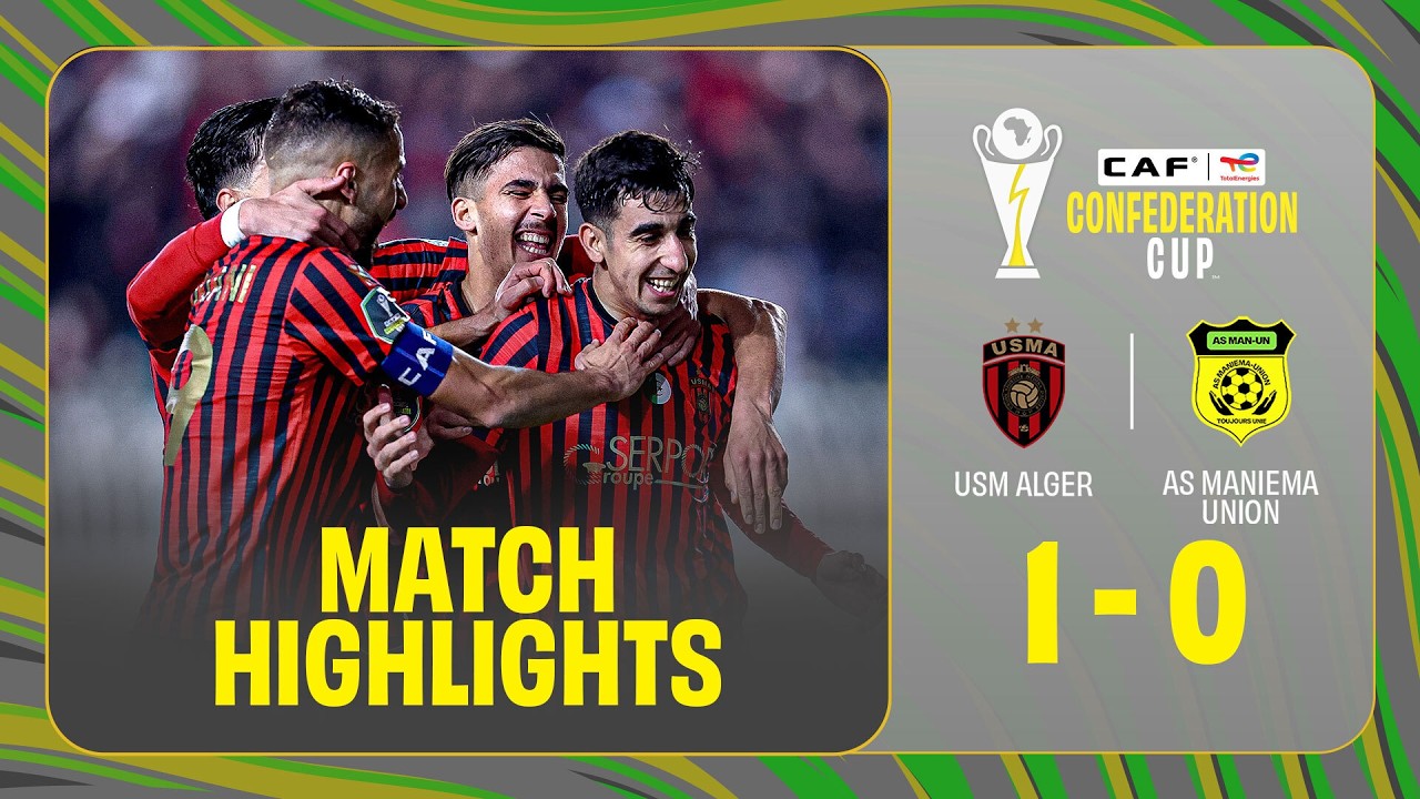 USM Alger vs Maniema Union Highlights