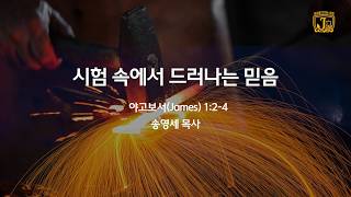 야고보서는 시험과 시련 속에서 드러나는 믿음을 이야기합니다. 하나님은 여러 가지 시험을 통해 우리의 믿음을 정금처럼 연단하시고, 인내(휘포모네)를 통해 온전한 신앙으로 빚어 가십니다.
