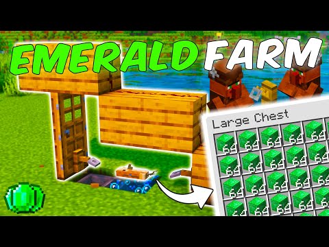 BU TUZAK KANCASI FARMI SAYESİNDE MİNECRAFT'TA SINIRSIZ ZÜMRÜT KAS !!! l Minecraft Sistemler