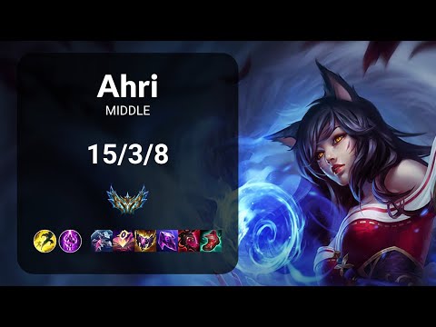 Ahri vs Zoe MIDDLE - KR CHALLENGER Patch 14.21