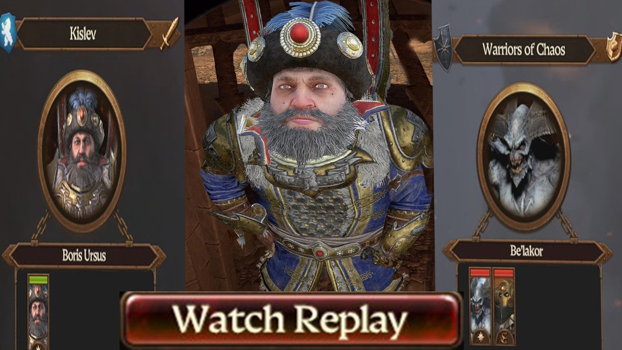 Battle Replay Video of Boris Ursus Sieging Archaon's House