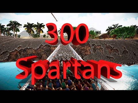 300 Spartans and 1,000 archers vs 500,000 Persians Ultimate Epic Battle Simulator 2 - UEBS 2
