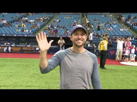 Richard Hendrix First Pitch Tampa Rays Donate Life