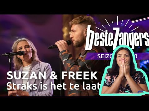 FIRST TIME HEARING SUZAN & FREEK - STRAKS IS HET TE LAAT | BESTE ZANGERS 2020 | REACTION VIDEO!!