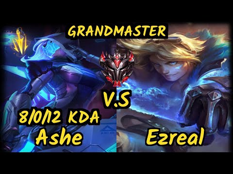 CLG Stixxay (ASHE) vs EZREAL - 8/0/12 KDA BOTTOM ADC GAMEPLAY - NA Ranked GRANDMASTER