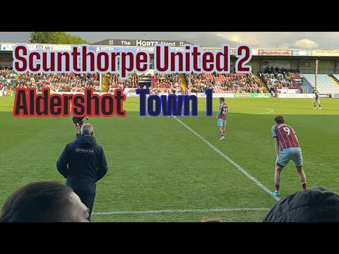 Scunthorpe United 2-1 Aldershot Town 