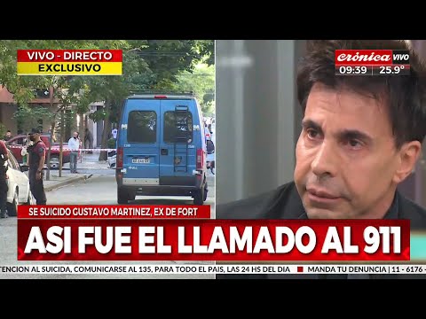 Muerte de Gustavo Martínez: el desesperado llamado al 911