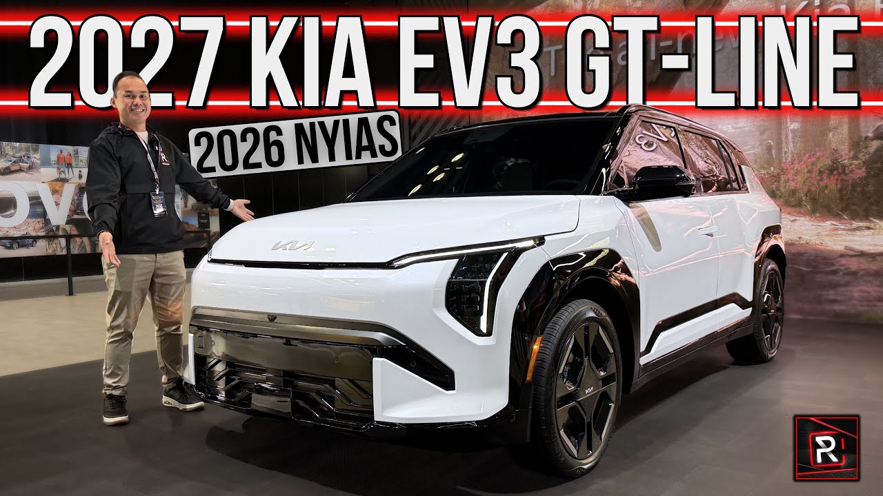 Honey, I Shrunk The EV9! | 2027 Kia EV3 GT-Line | Detailed First Look | 2026 NYIAS