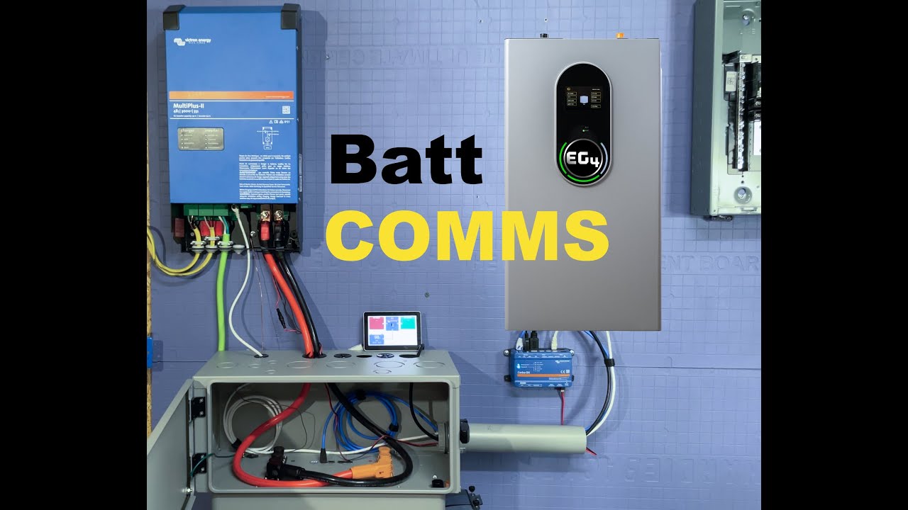How to setup Victron and EG4 Battery Communications with Multiplus and Cerbo GX