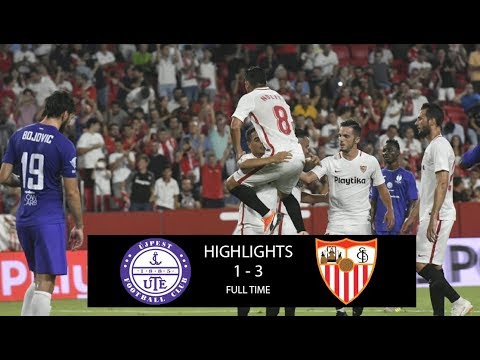 Ujpest vs Sevilla 1-3 Highlights (Europe League) 0...