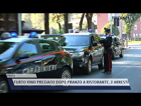 2021-07-29 PRATO - FURTO VINO PREGIATO DOPO PRANZO A RISTORANTE, 2 ARRESTI