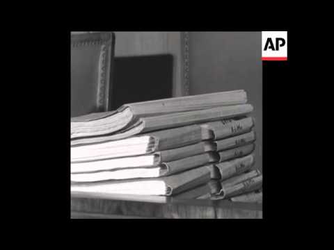 SYND  30 8 67 START OF AUSCHWITZ TRIAL OF WINDECK AND BONITZ