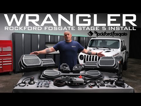 Rockford Fosgate Stage 5 Jeep JL Installation & Review | '18 - '23 Jeep JL Wrangler