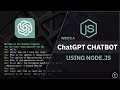 Write A ChatGPT Chatbot With Node Js