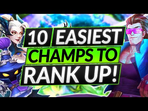 10 EASIEST Champions to Rank Up in Patch 12.4 - MAINS for FREE ELO - LoL Guide