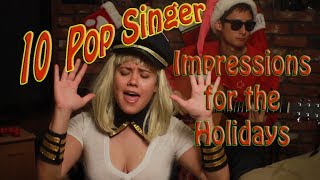 10 Pop Singer Impressions for the Holidays