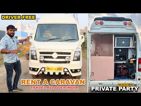 RENTING CARAVAN For LUXURIOUS FAMILY TRIP At LOW PRICE !!🤩 FREE STAY & DRIVER INCLUDED