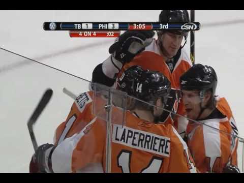 Blair Betts scores vs Lightning - 1-9-10